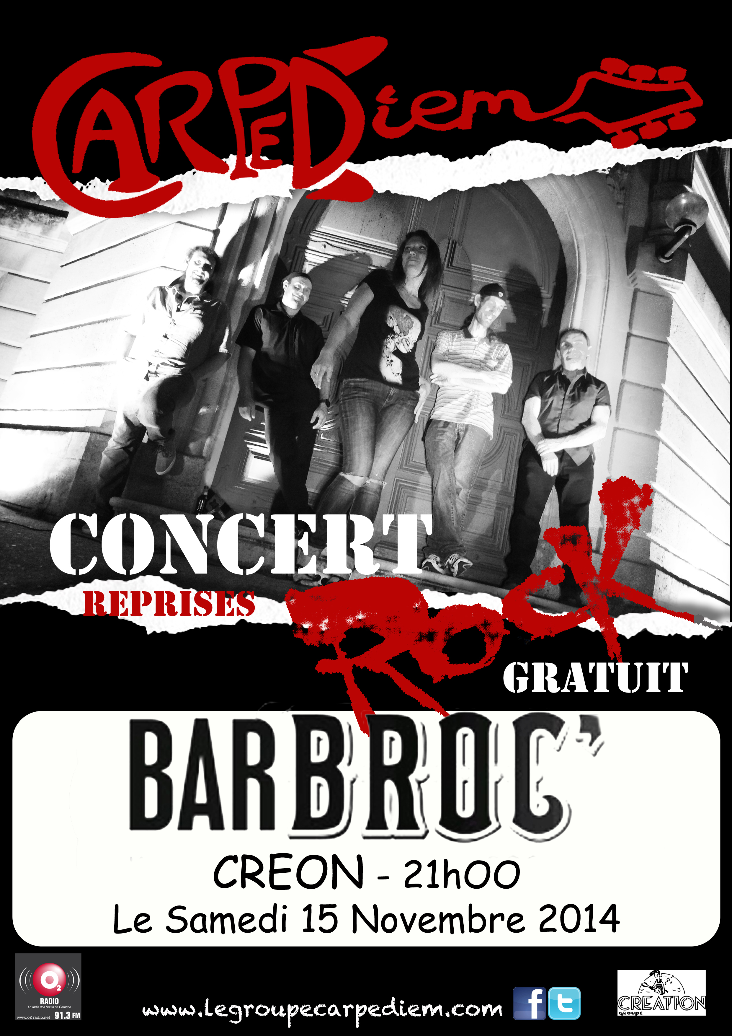 carpe diem - BAR BROC - concert - créon